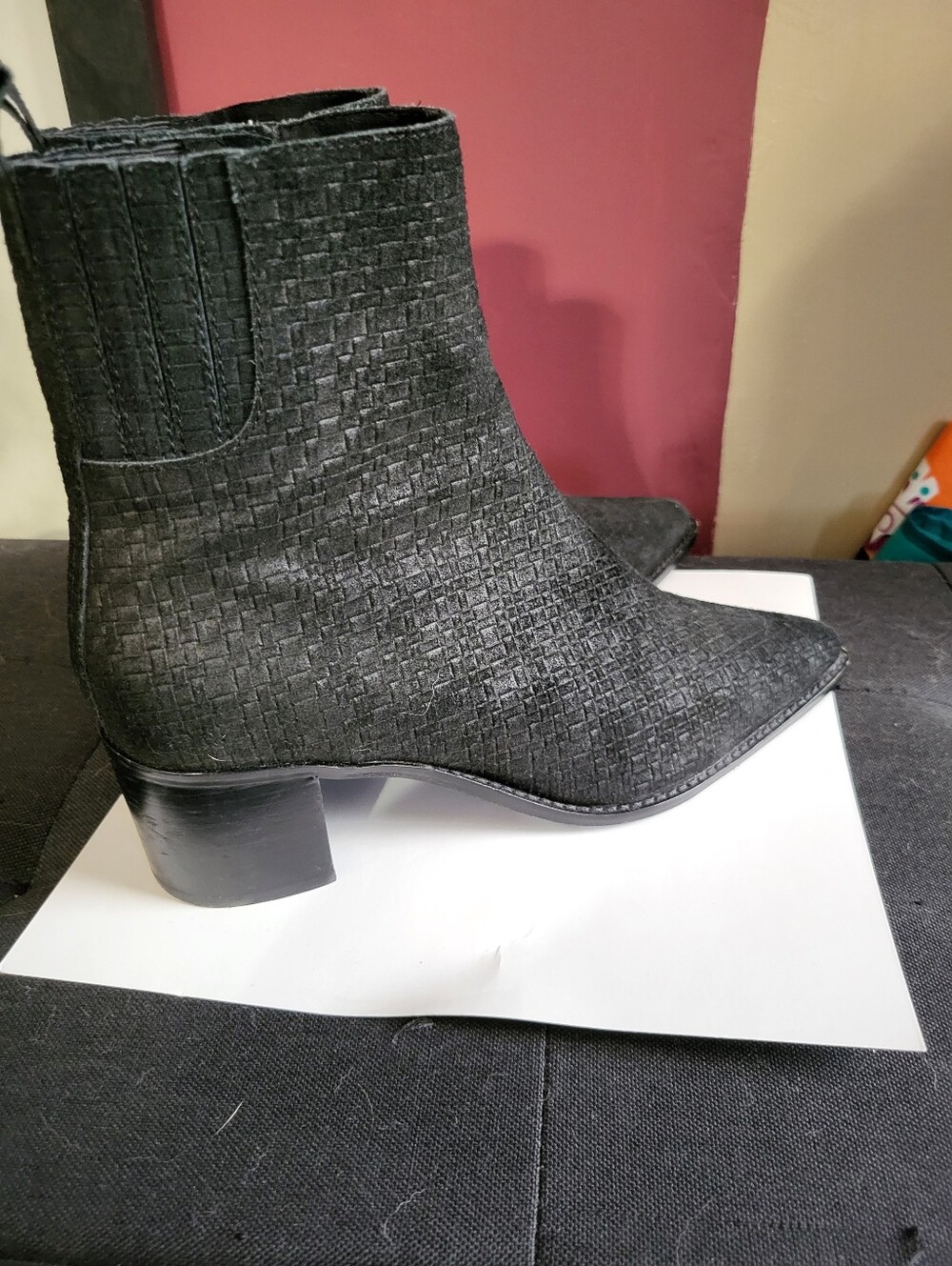 Kelsi Dagger Mid-Height Ankle Boots Island Black - SZ 9.5 - Picture 3 of 8
